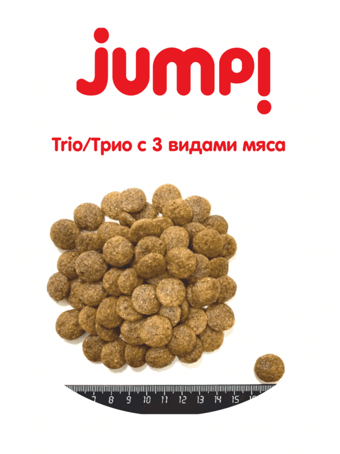 Jump Trio. Сухой корм для собак (13 кг)