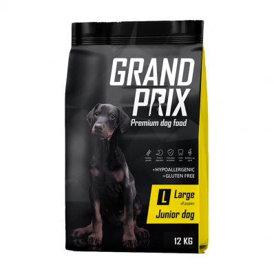 GRAND PRIX. Сухой корм с курицей для щенков собак крупных пород (12 кг)