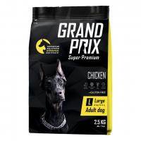 GRAND PRIX сухой корм для взрослых собак крупных пород с домашней птицей 2,5 кг