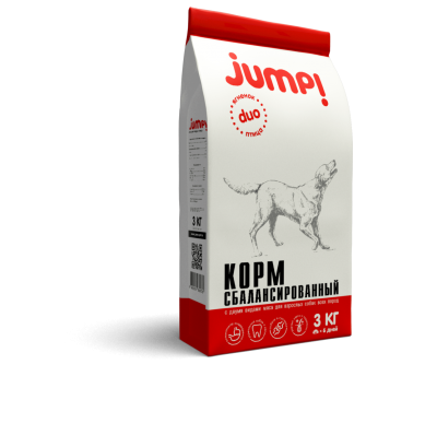 Jump Duo. Сухой корм для собак (3 кг)