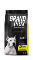 GRAND PRIX Сухой корм для взрослых собак крупных пород с ягненком, 12 кг
