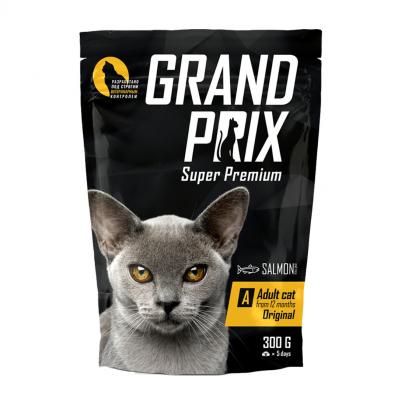 GRAND PRIХ сухой корм для кошек с лососем 0,3 кг