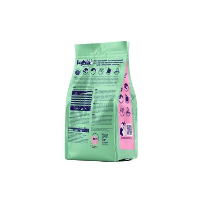 DogVeld сухой корм для взрослых собак мелких пород с говядиной и овощами 1 кг