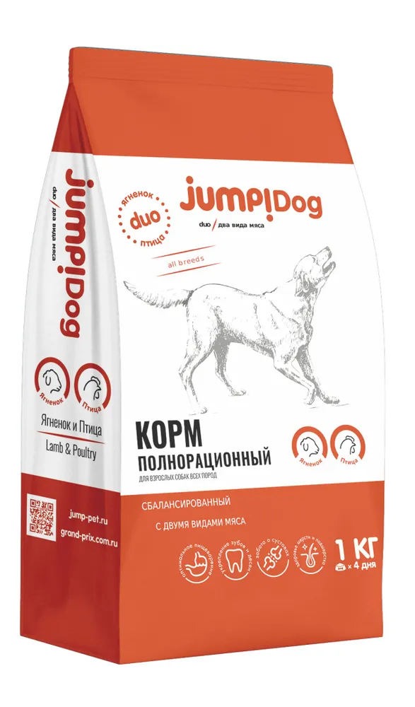 Jump Duo. Сухой корм для собак (1 кг)