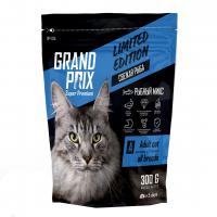 GRAND PRIX Limited Edition сухой корм для взрослых кошек и котов 6 видов рыб 0,3 кг